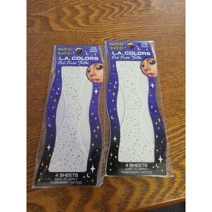 2x L.A. Colors Beautifully Bewitched  Face Tattoo
